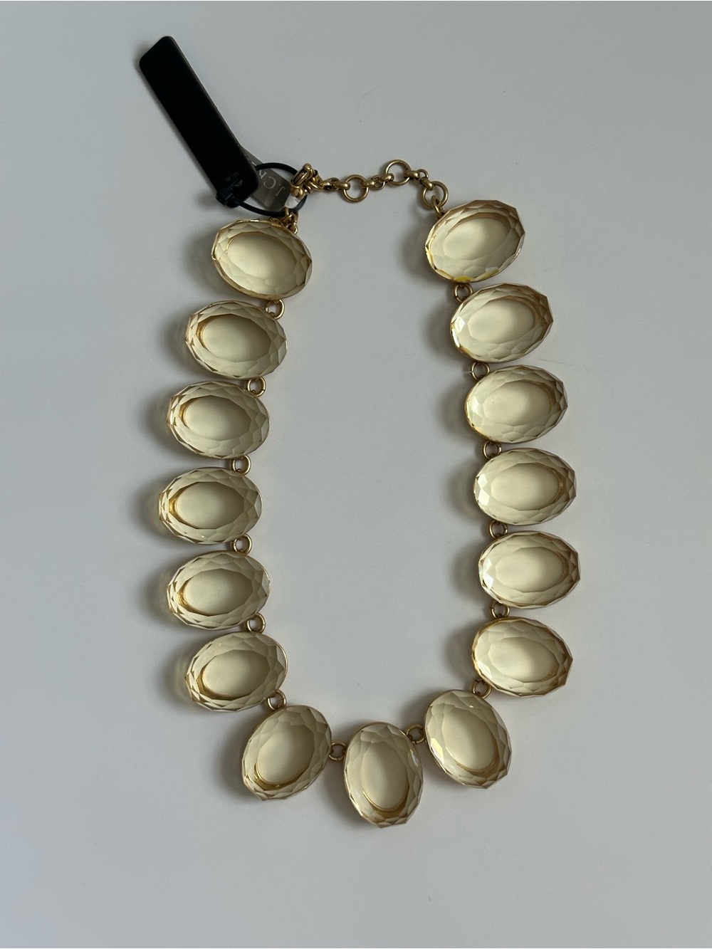 J.Crew Crystal Oversized Gem Necklace - NWT - Picture 2 of 4